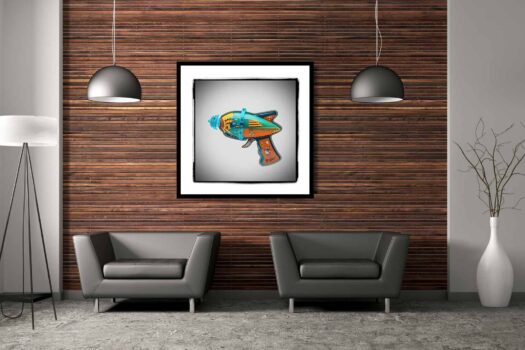 Wall Art Space Radar Gun